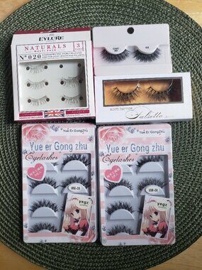 14 Pairs of Various False Eyelashes, Scott Barns, Eylure, Yue Er Gong Zhu